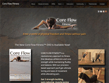 Tablet Screenshot of coreflowfitness.com